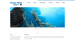 Desktop Screenshot of coralreefcare.com